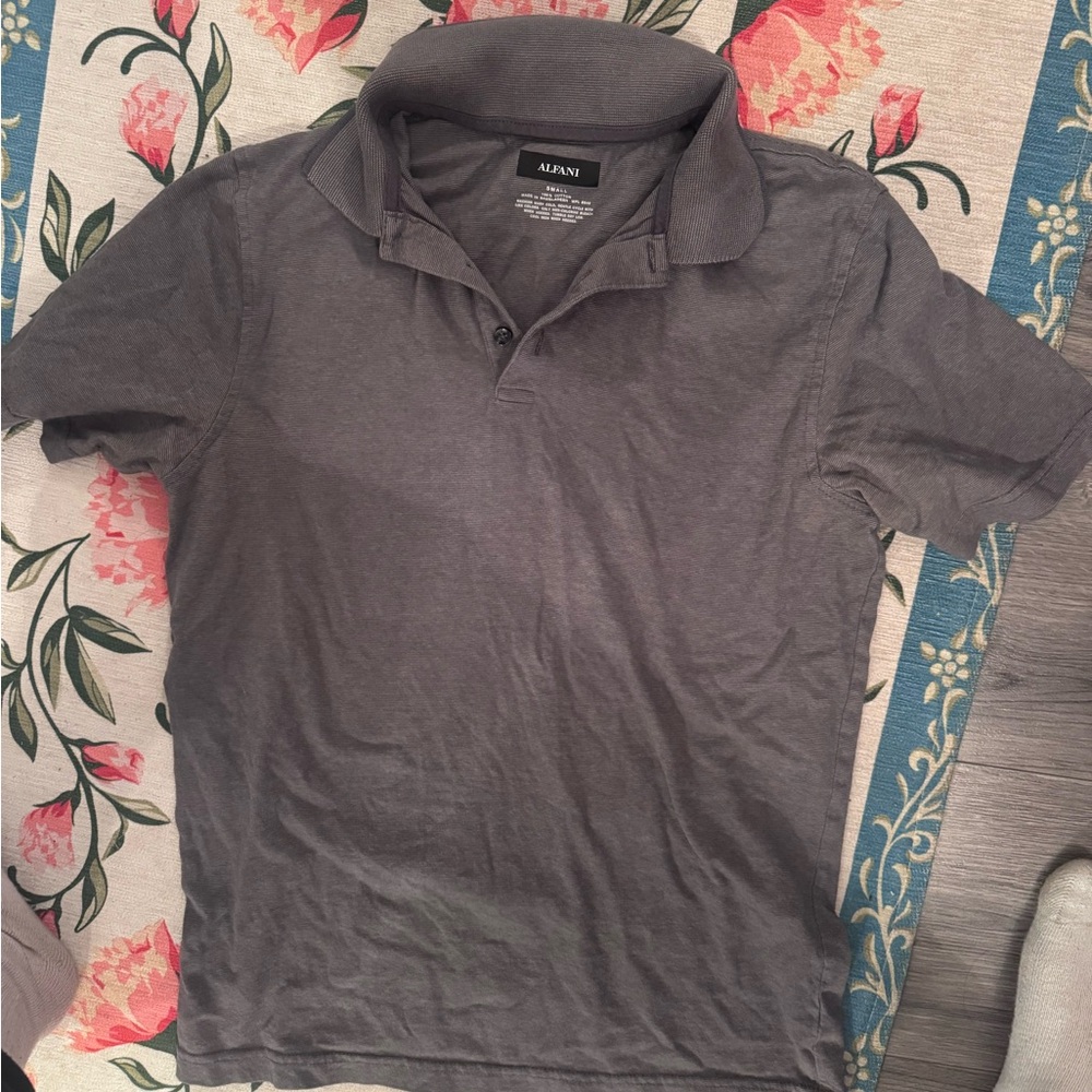 Alfani Gray Polo Shirt